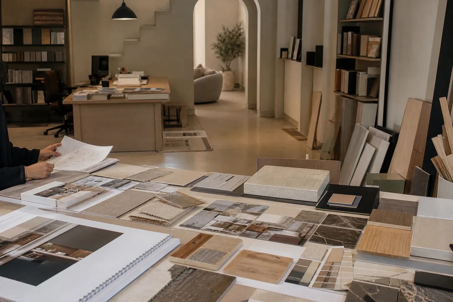 A view of the Sura Studio workplace